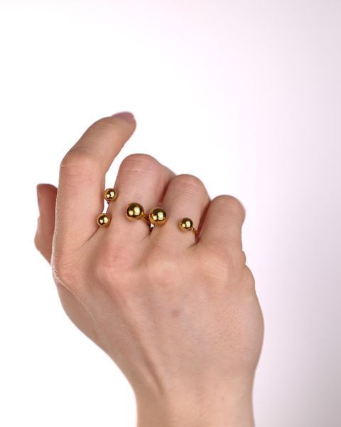Каблучка DOTS Trio Gold k124 фото