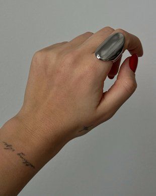 Каблучка OVAL Silver k146 фото