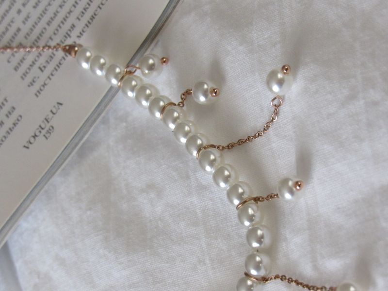 Підвіска PEARLS Rose Gold p019 фото
