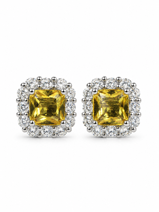 Сережки MAJESTY Yellow s089 фото