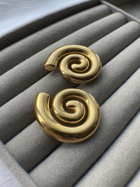Сережки SPIRAL Gold s049 фото