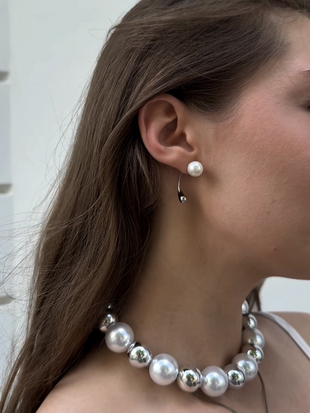 Сережки TEAR Silver s053 фото
