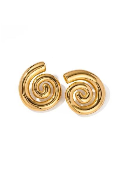Сережки SPIRAL Gold s049 фото