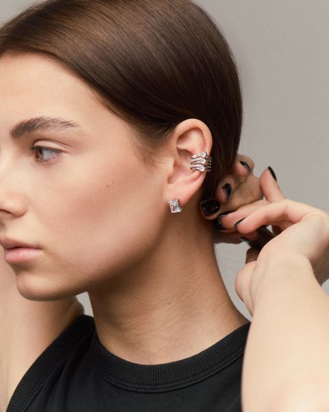 Сережки CLARITY RADIANT Silver s107 фото