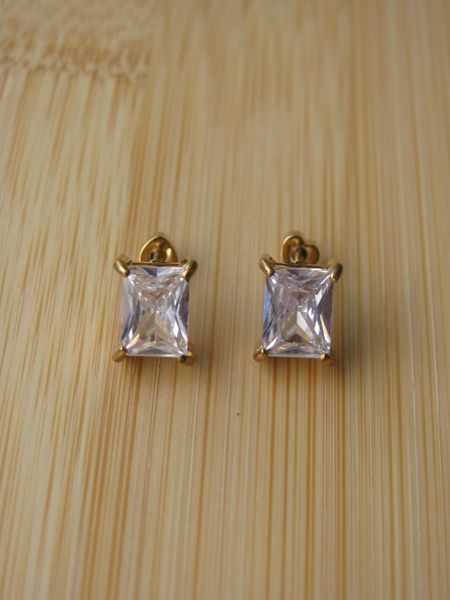 Сережки CLARITY RADIANT Gold s108 фото