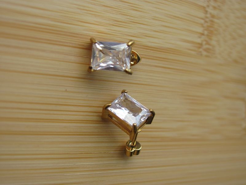 Сережки CLARITY RADIANT Gold s108 фото