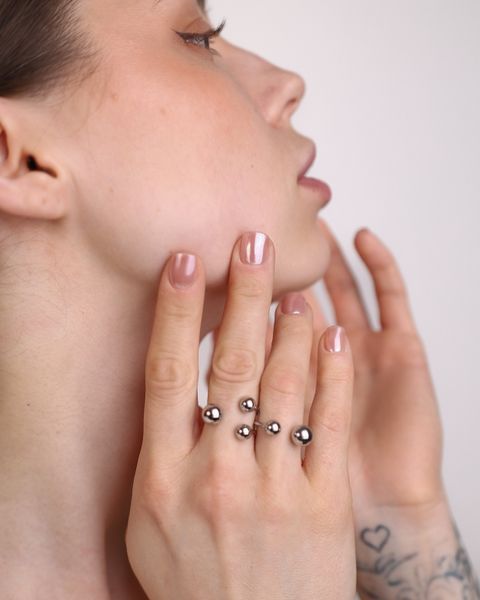 Каблучка DOTS Trio Silver k125 фото