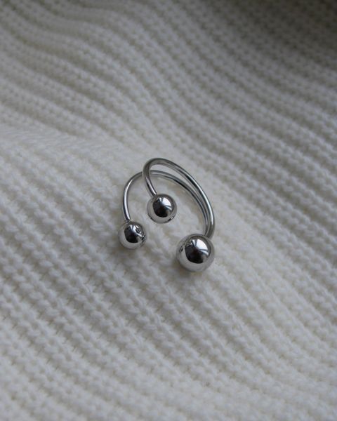 Каблучка DOTS Trio Silver k125 фото