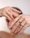 Каблучка DOTS Trio Silver k125 фото 5