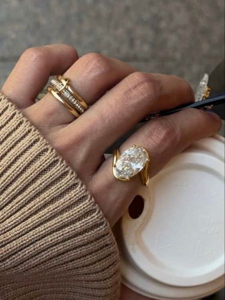 Каблучка STATEMENT Gold k229 фото