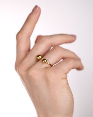 Каблучка DOTS Duo Gold k122 фото