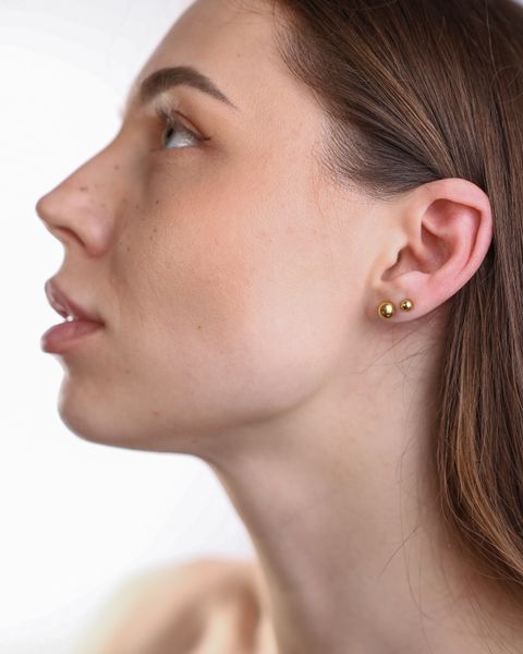 Сережки DOTS Gold s067 фото