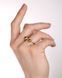 Каблучка DOTS Duo Gold k122 фото 1