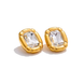 Сережки PUFFY Gold s125 фото 2
